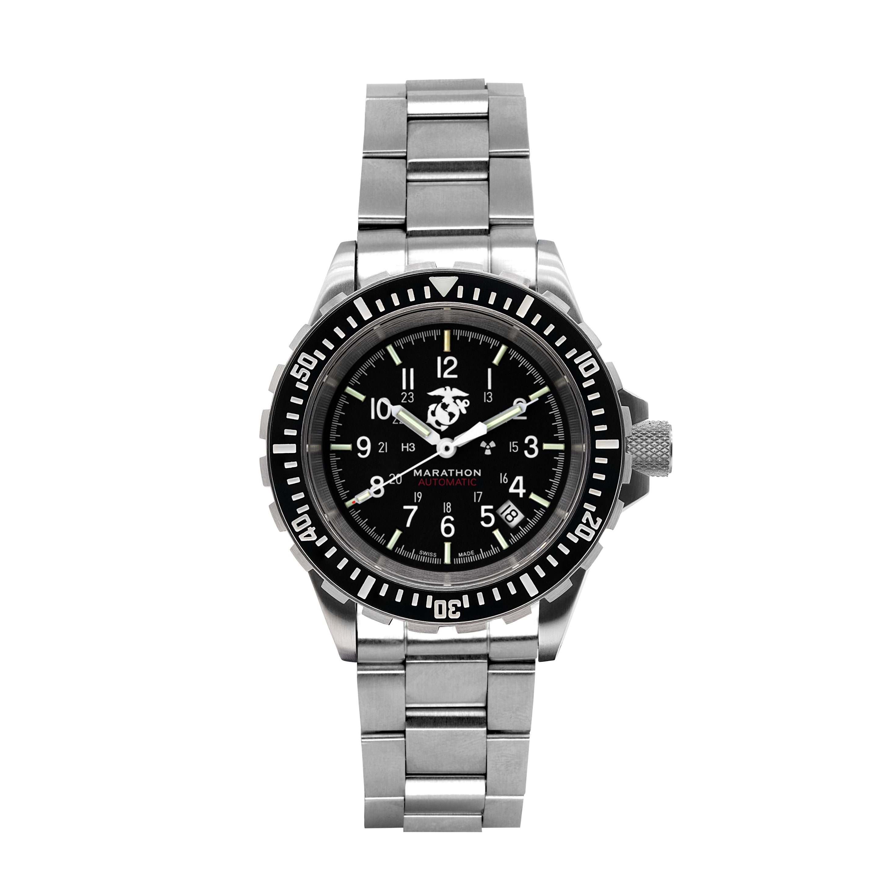 41mm Official USMC™ Large Diver's Automatic (GSAR) with Stainless Steel Bracelet