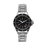 Cuarzo de buzo grande (TSAR) de 41mm con brazalete de acero inoxidable