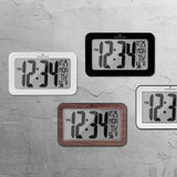 Horloge murale à réglage automatique avec 8 fuseaux horaires - Argent (avec contour noir)  image