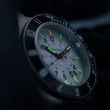 Steel Navigator de 41 mm con fecha (SSNAV-D) y kit de correa de caucho negra de 3 piezas image
