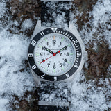 41mm Arctic Steel Navigator w/ Date (SSNAV-D) on Nylon DEFSTAN image