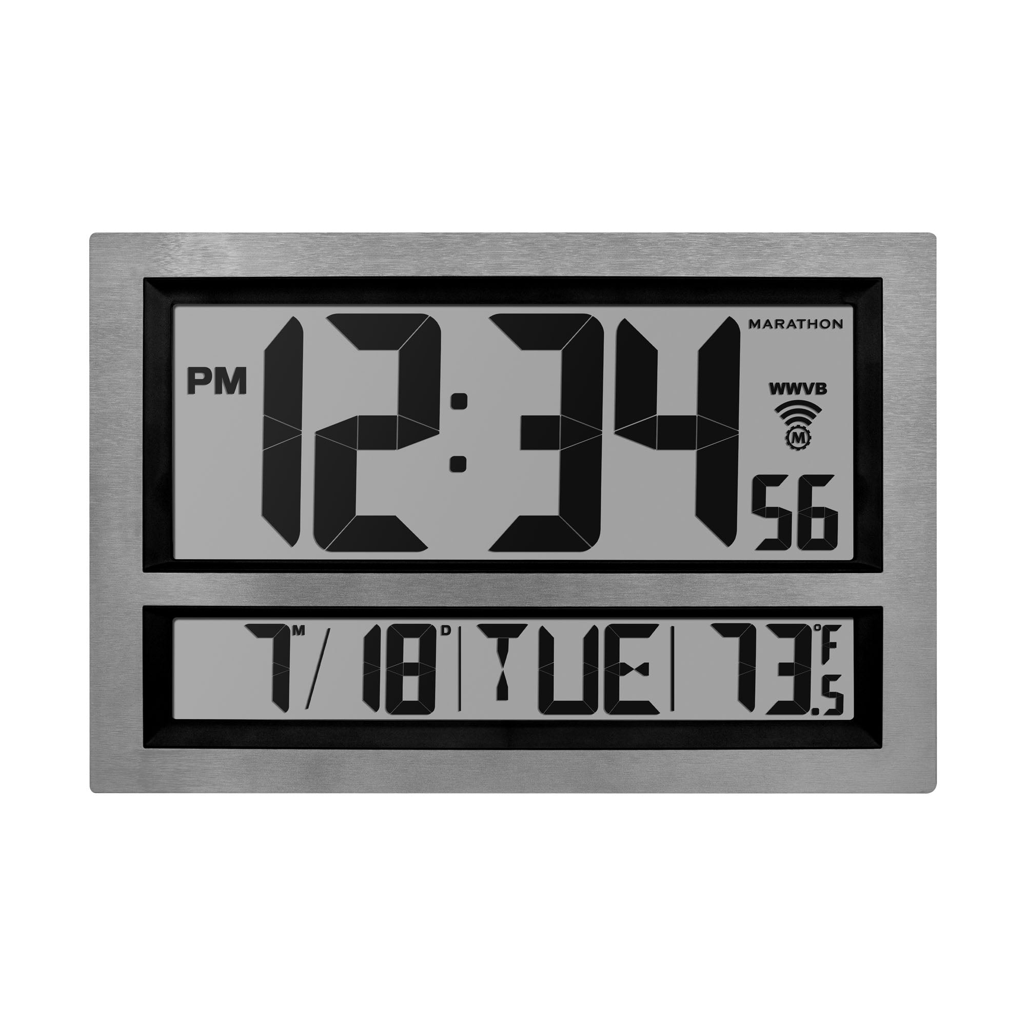 Horloge murale atomique géante