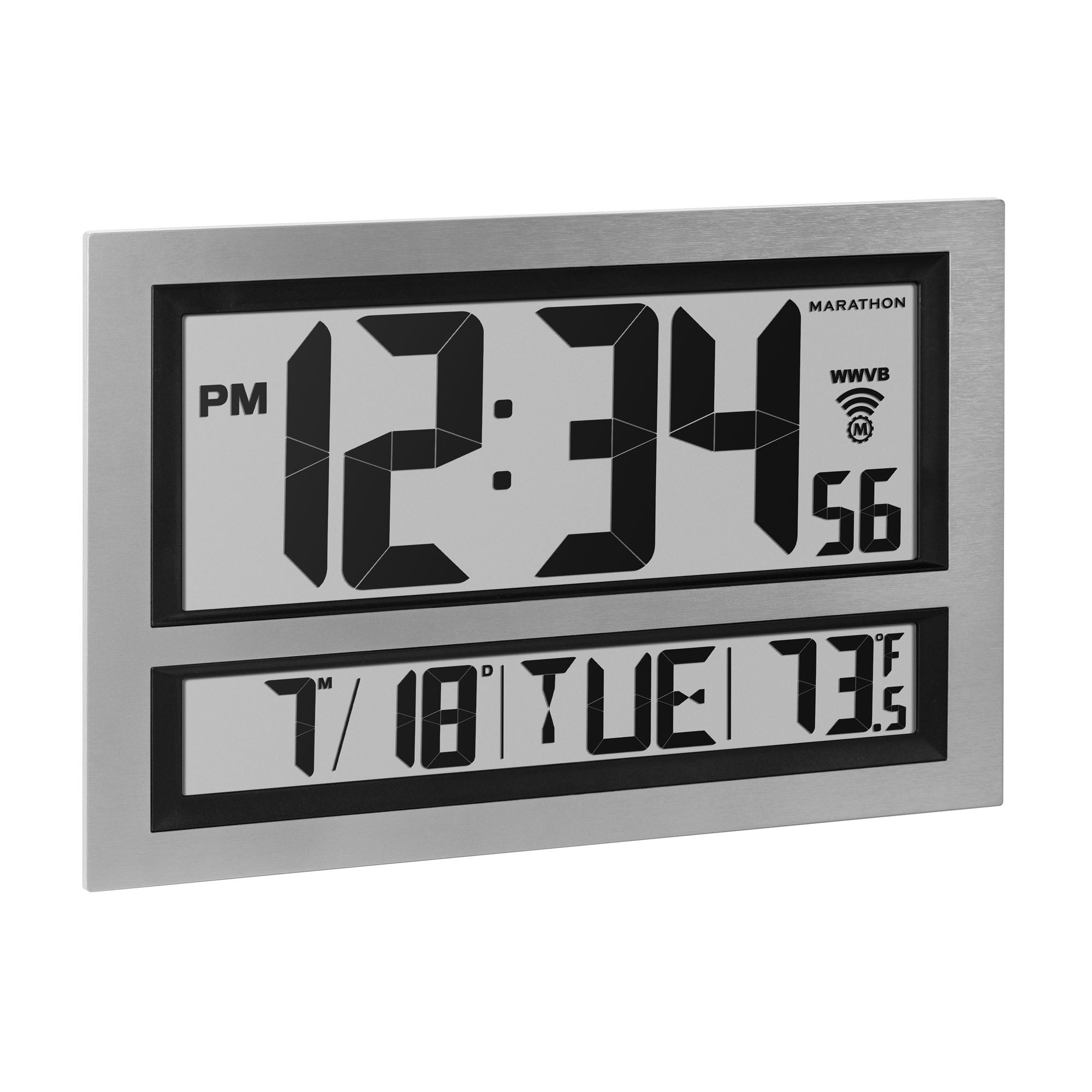 Horloge murale atomique géante