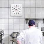 Horloge murale analogique géante de 12 pouces avec rétroéclairage automatique
