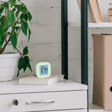 Clock, LCD, Alarm, Mini, Green - GWP image