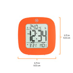Réveil compact avec température et date