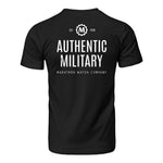 Camiseta OSAR-D de corte entallado con reloj de maratón negro brillante de medianoche