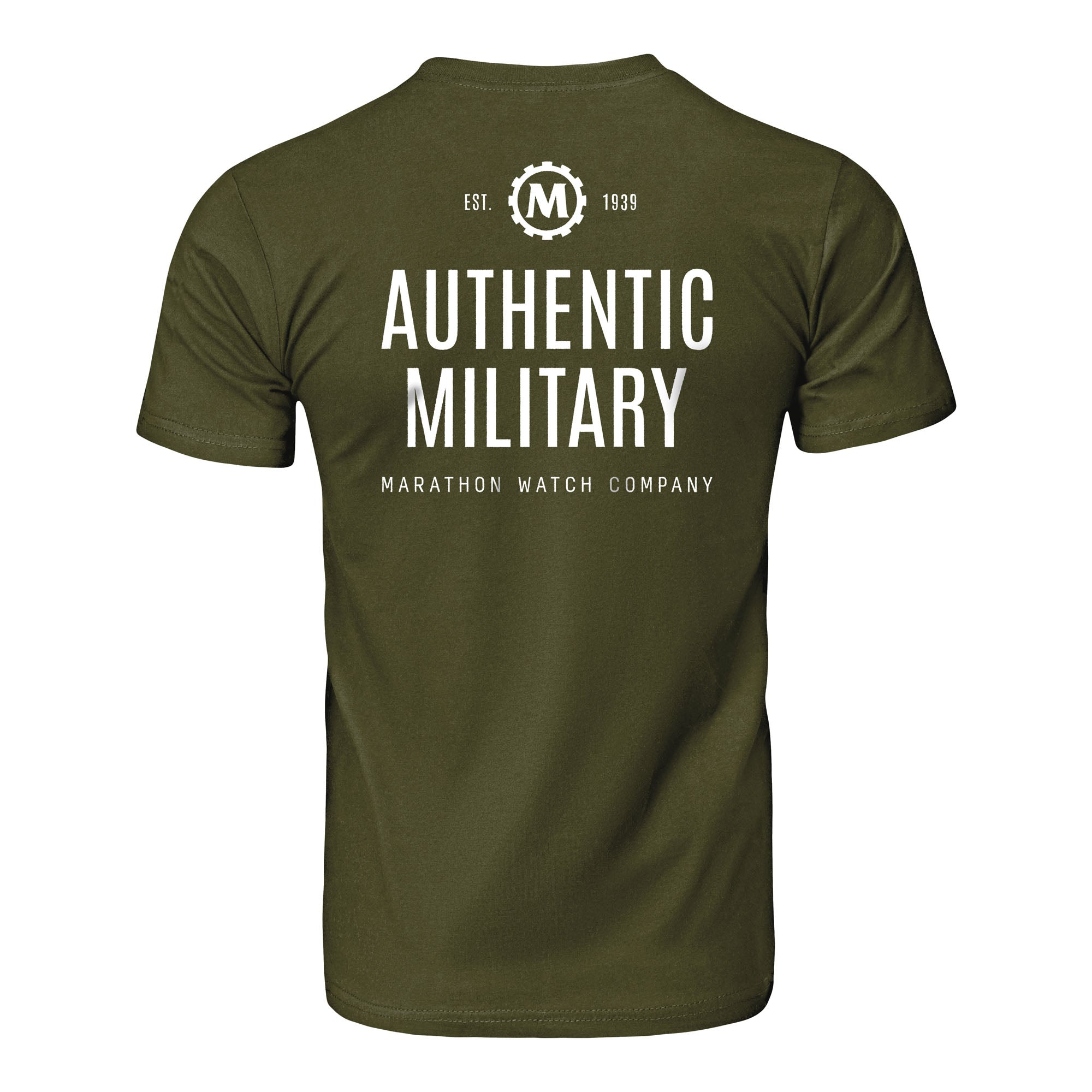 Camiseta ajustada con reloj de maratón verde brillante OSAR-D