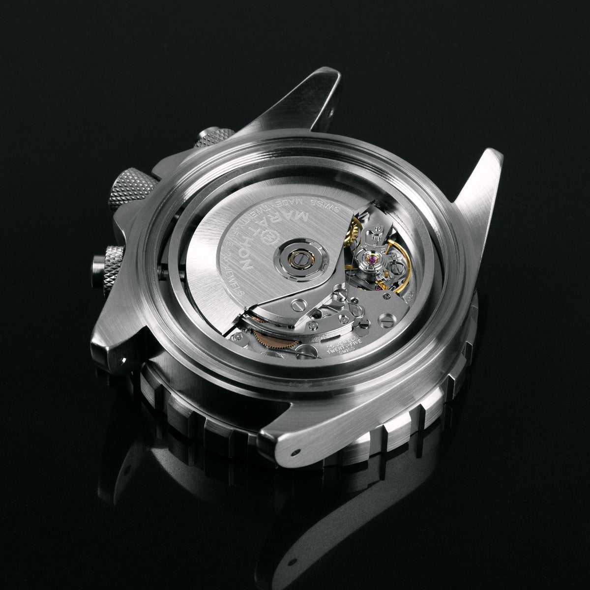 Cronógrafo automático (CSAR) Jumbo para piloto/buceador de 46mm con brazalete de acero inoxidable image