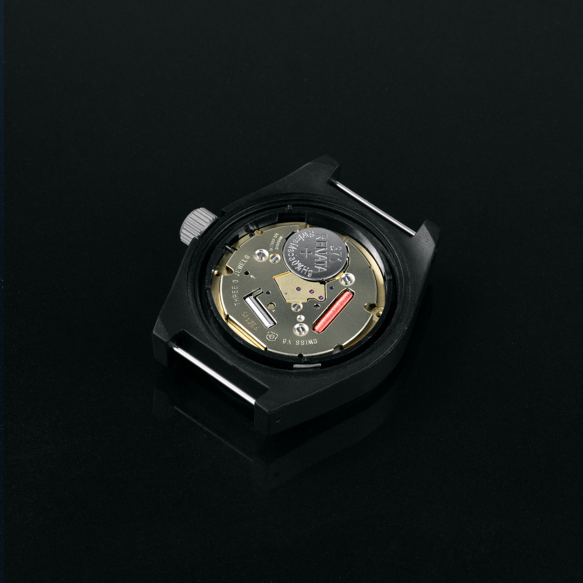 Cuarzo negro de uso general de 34mm con fecha (GPQ) image