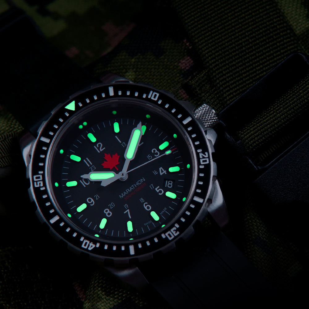 Cuarzo de buzo jumbo de arce rojo (JSAR) de 46mm