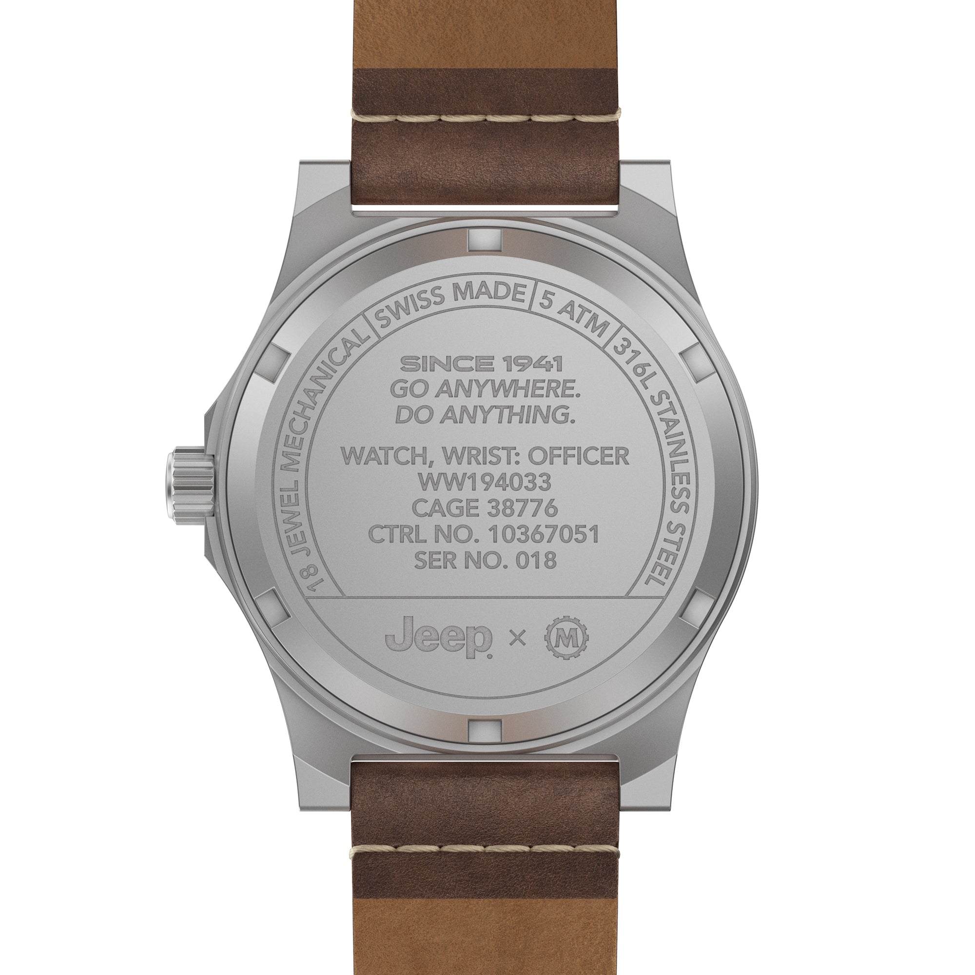 41mm Jeep® Willys SSGPM (Officer's Mechanical)
