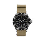 20MM Nylon Canvas DEFSTAN Strap, Brushed Steel - GWP