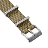 20MM Nylon Canvas DEFSTAN Strap, Brushed Steel - GWP image