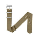 20MM Nylon Canvas DEFSTAN Strap, Brushed Steel - GWP