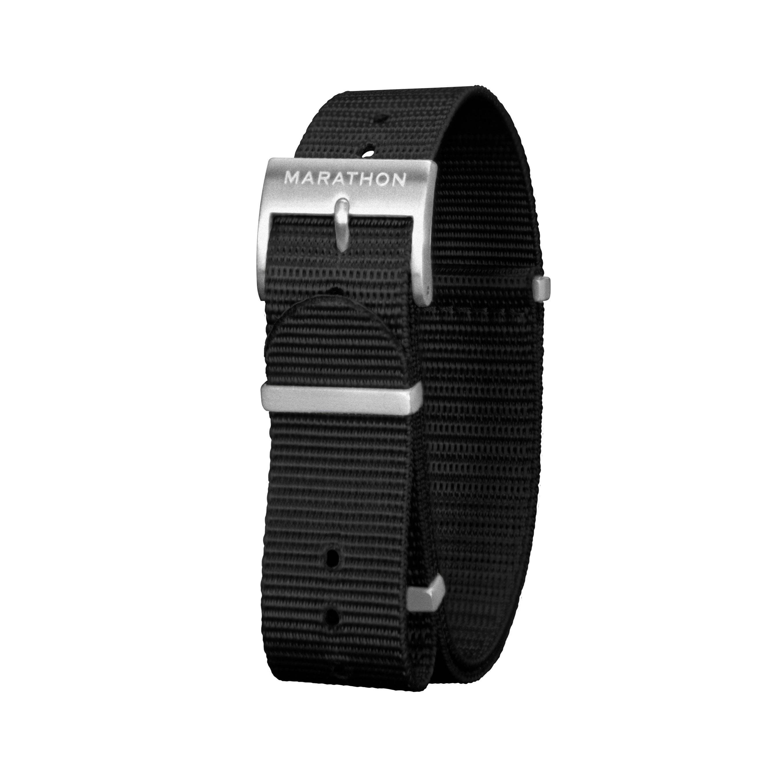Correa de nailon DEFSTAN , negra, 16 mm