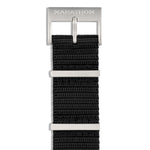 Correa DEFSTAN de nailon con herrajes parkerizados, 20 mm, negra