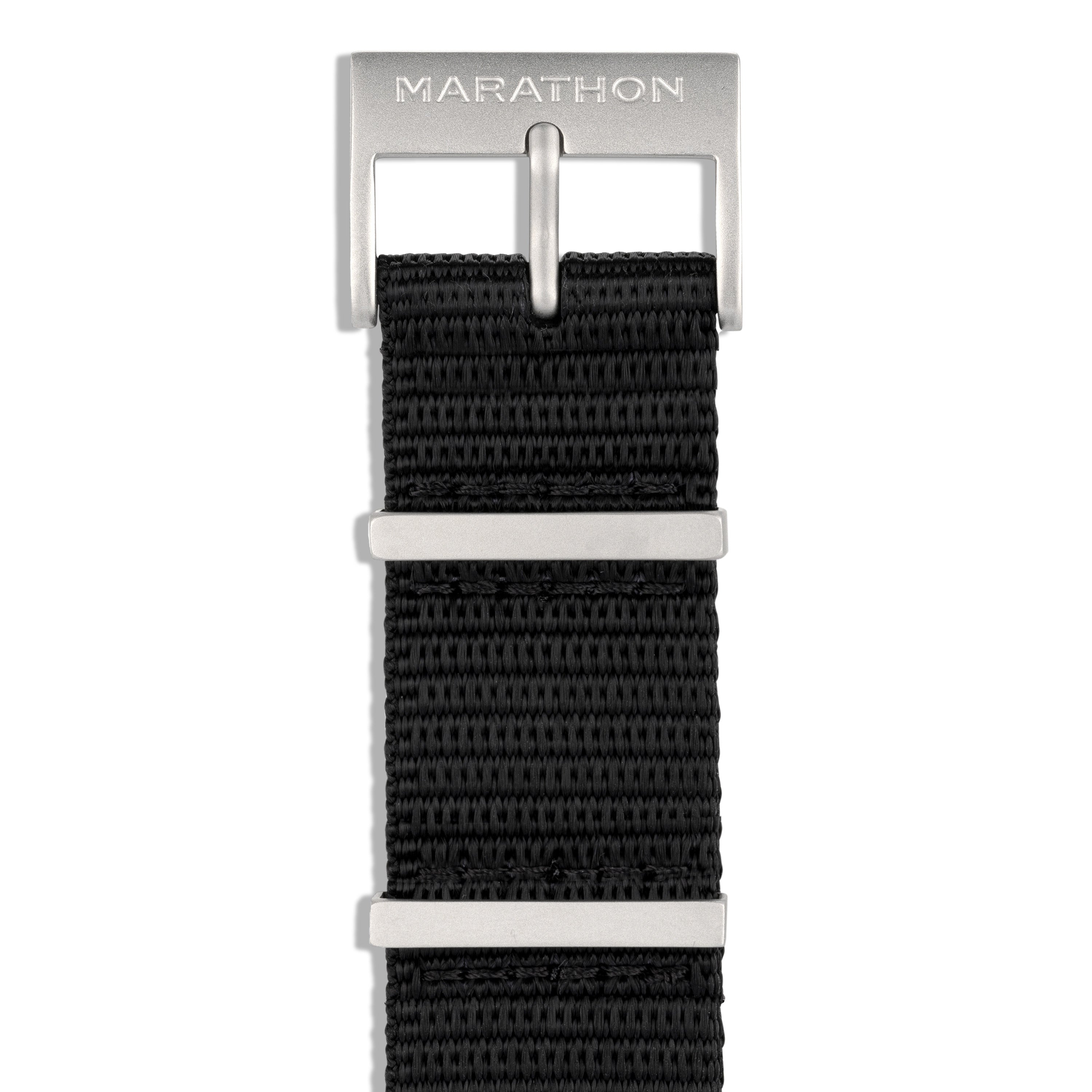 Correa DEFSTAN de nailon con herrajes parkerizados, 20 mm, negra