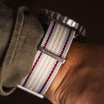 18MM DEFSTAN Strap Brushed Steel Hardware