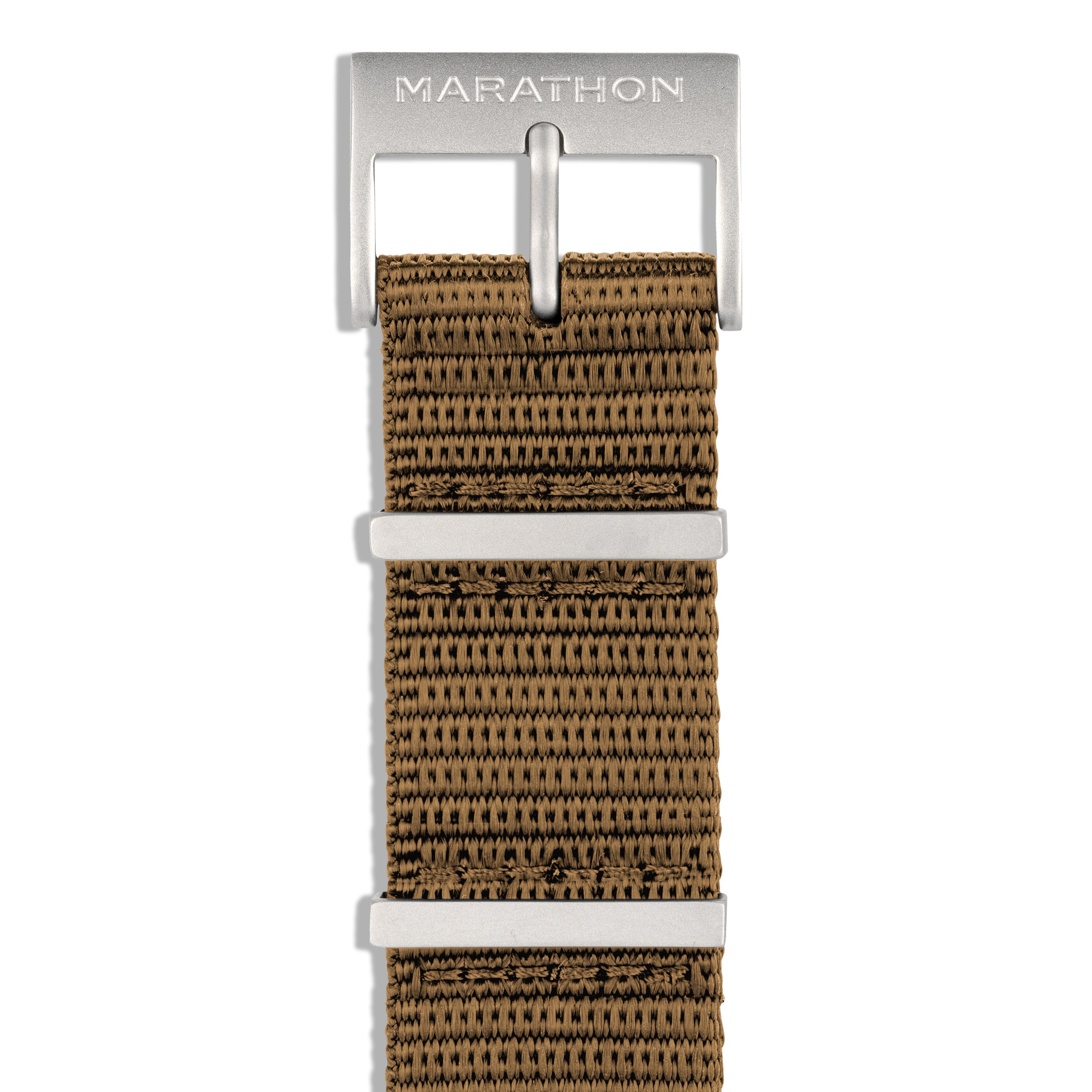Correa DEFSTAN de nailon con herrajes parkerizados, 20 mm, color tostado desierto