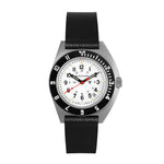 2-Piece Leather Strap, 20mm, Black, Parkerized Hardware