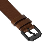 2-Piece Leather Strap, 20mm, Cognac, Anthracite Hardware image