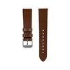 2-Piece Leather Strap, 20mm, Cognac, Brushed Hardware
