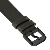 2-Piece Leather Strap, 20mm, Moss Green, Anthracite Hardware image
