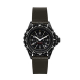 2-Piece Leather Strap, 20mm, Moss Green, Anthracite Hardware image