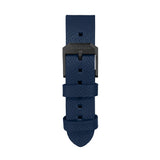 2-Piece Leather Strap, 20mm, Royal Blue, Anthracite Hardware image