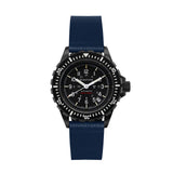 2-Piece Leather Strap, 20mm, Royal Blue, Anthracite Hardware image