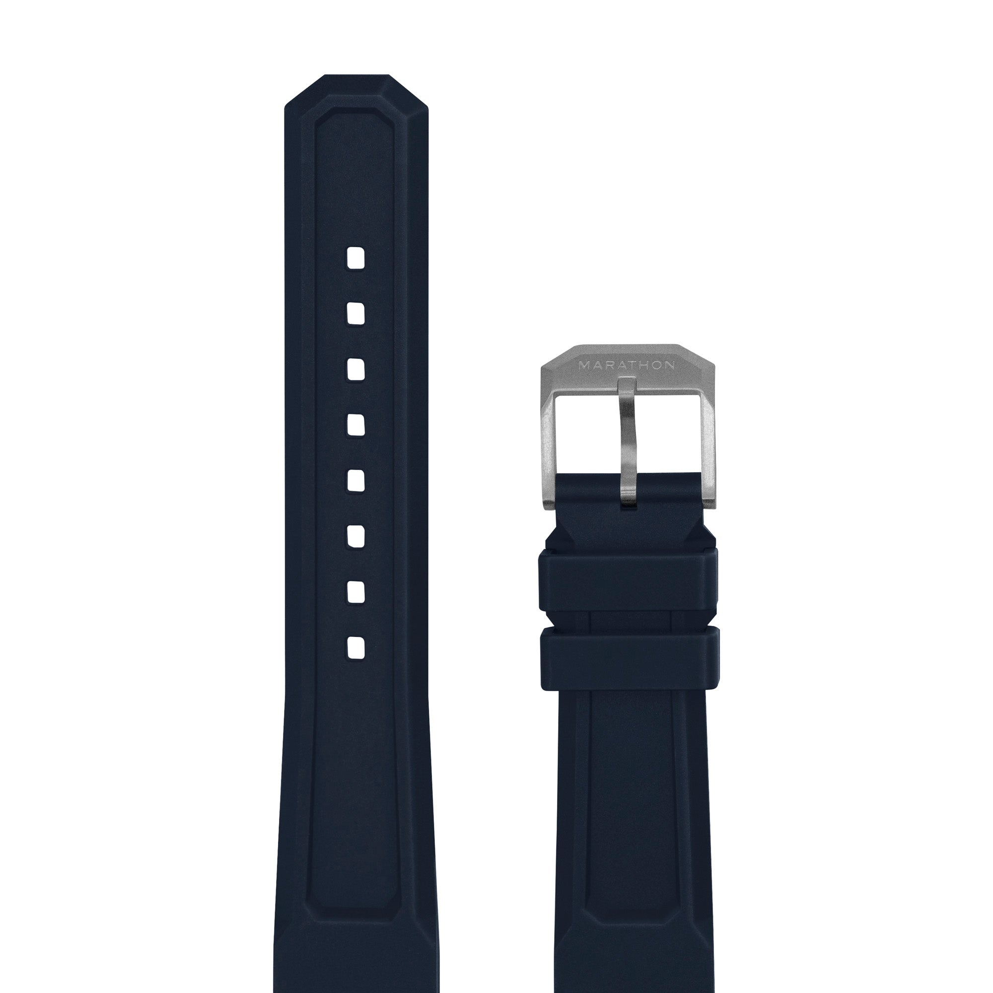 Kit de 3 bracelets en caoutchouc, bleu, parkerisé, 20 mm