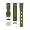 3-Piece Rubber Strap Kit, OD Green, 20mm