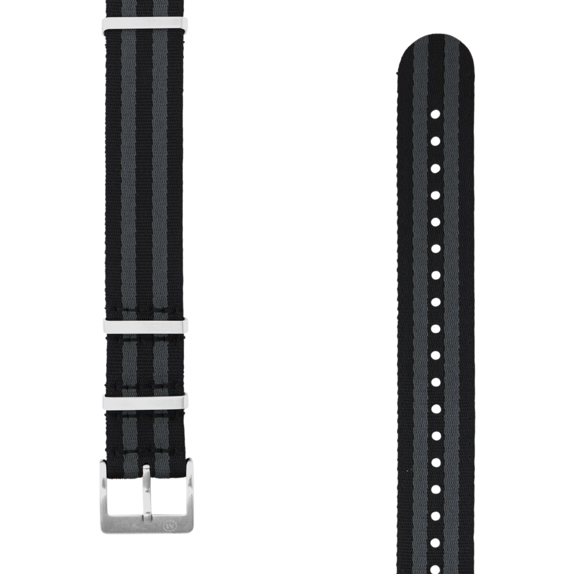 Bande de l'OTAN, ceinture de sécurité, noir et gris, 20mm
