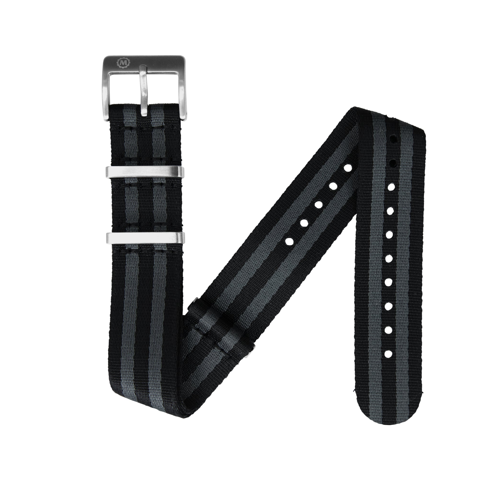 Bande de l'OTAN, ceinture de sécurité, noir et gris, 20mm