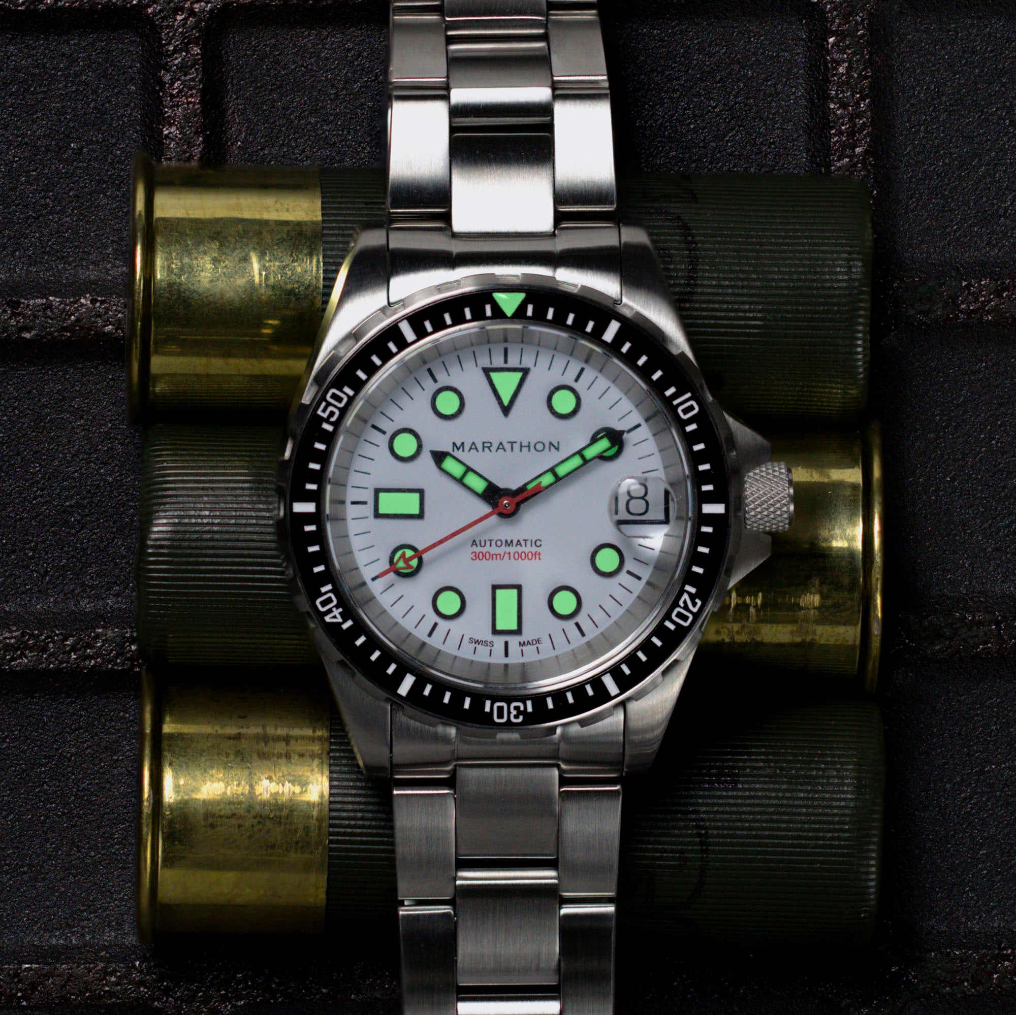 Montre Arctic Original SAR 36 mm avec date et bracelet en acier inoxydable (OSAR-D)