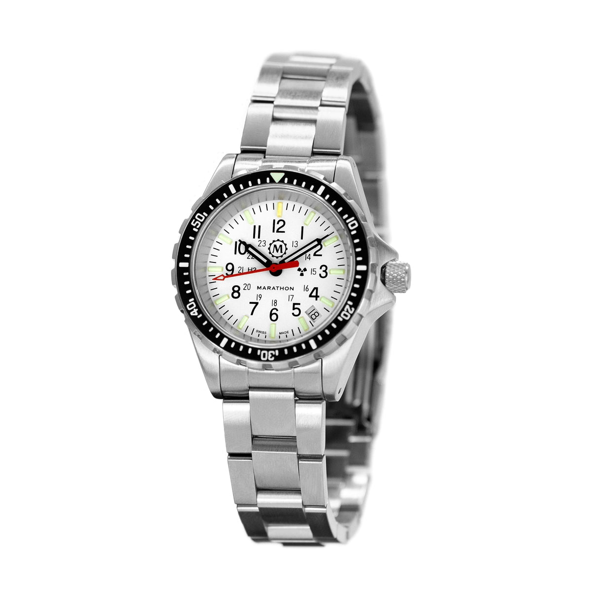 Cuarzo de buzo mediano (cuarzo MSAR) Arctic Edition de 36mm con brazalete de acero inoxidable image