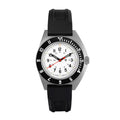41mm Arctic Steel Navigator (SSNAV) on Black 3-Piece Rubber Strap Kit image