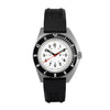 41mm Arctic Steel Navigator (SSNAV) on Black 3-Piece Rubber Strap Kit