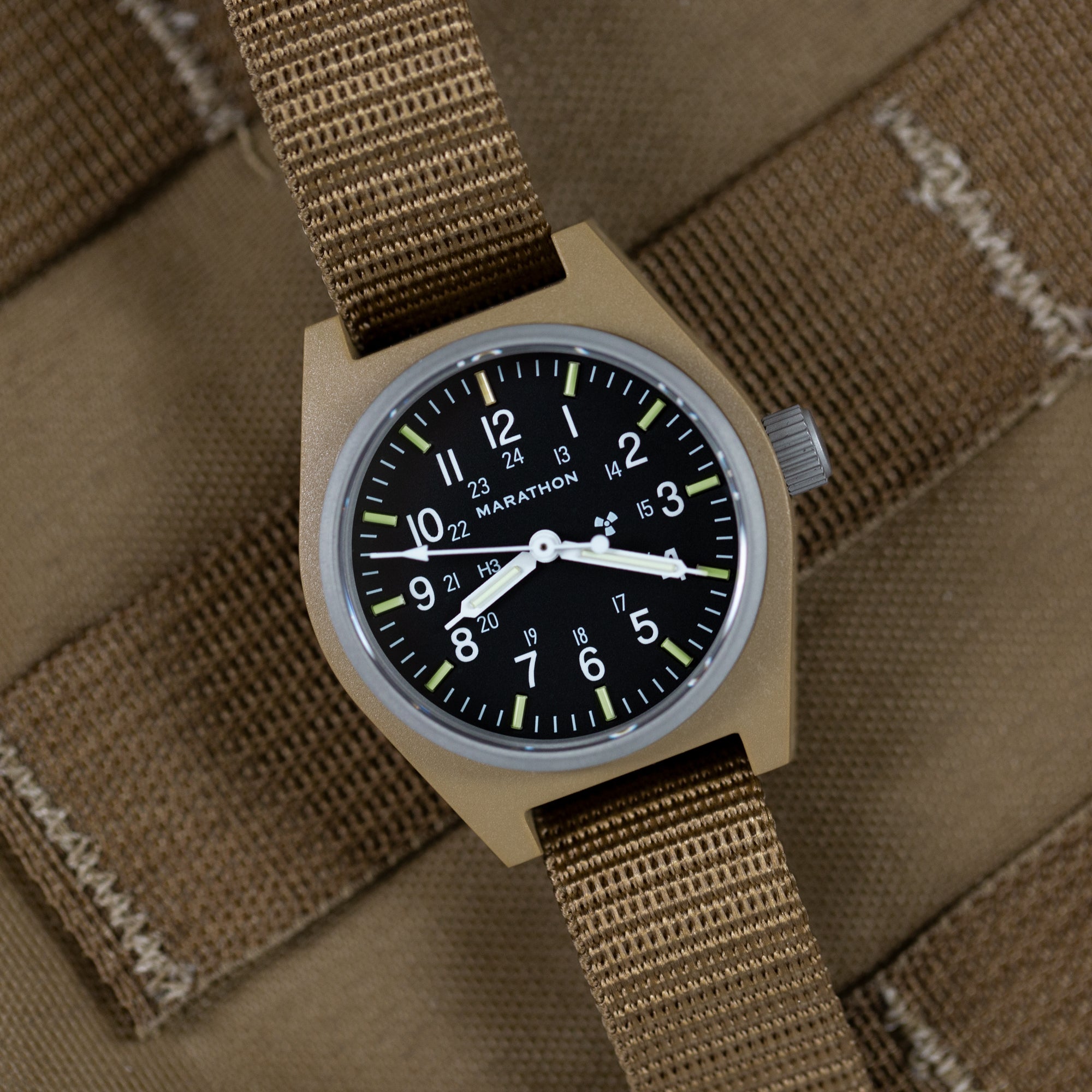 Mecánico de uso general (GPM) color tostado desierto de 34 mm