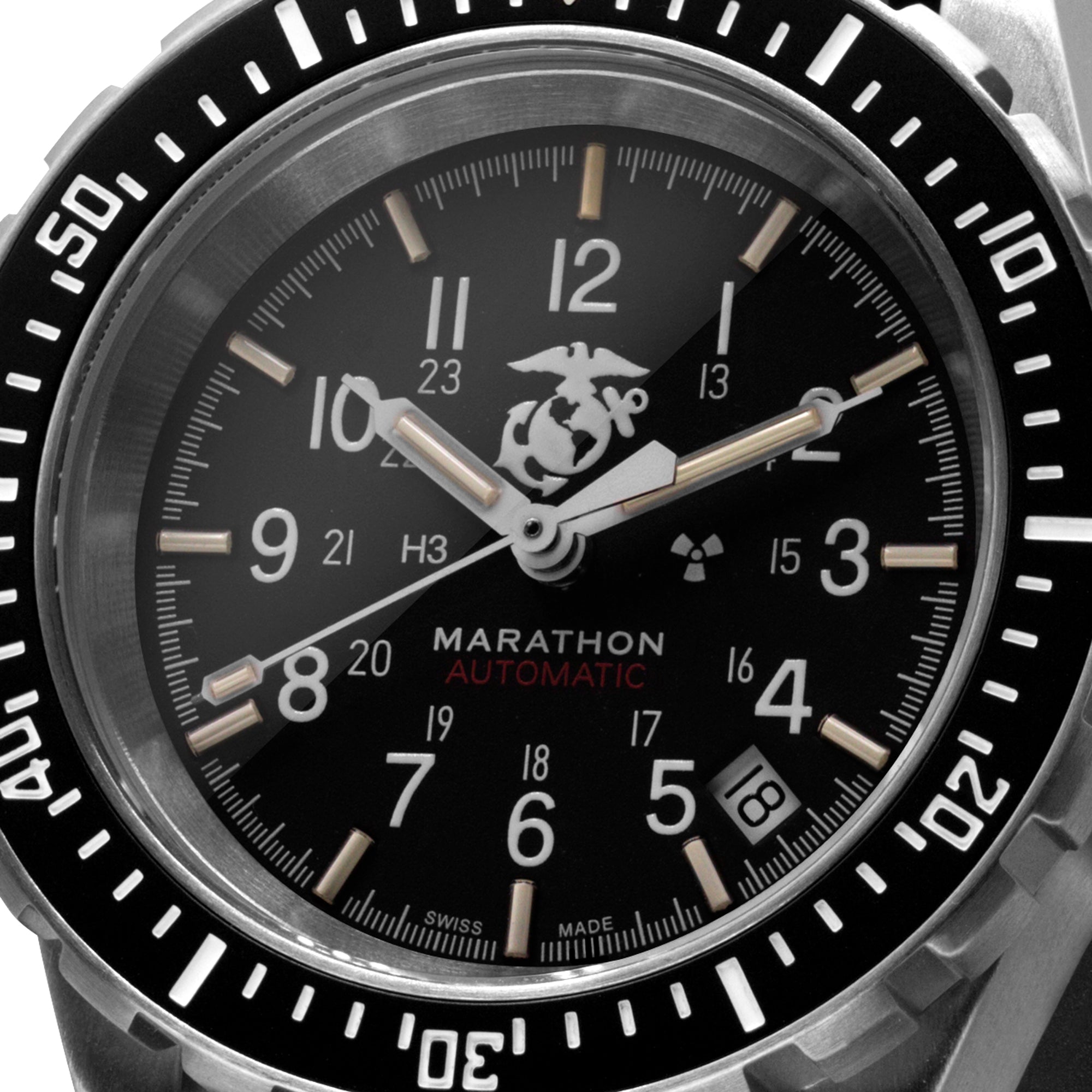 41mm Official USMC™ Large Diver's Automatic (GSAR) with Stainless Steel Bracelet