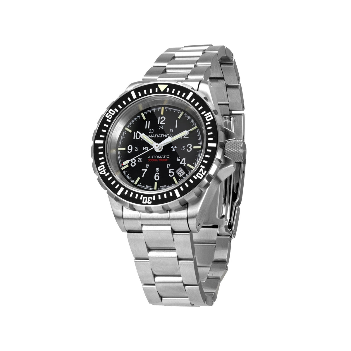 Grande montre automatique de plongée ( GSAR ) de 41 mm avec bracelet en acier inoxydable image