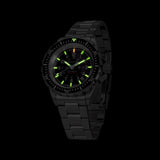 Grande montre automatique de plongée ( GSAR ) de 41 mm avec bracelet en acier inoxydable image