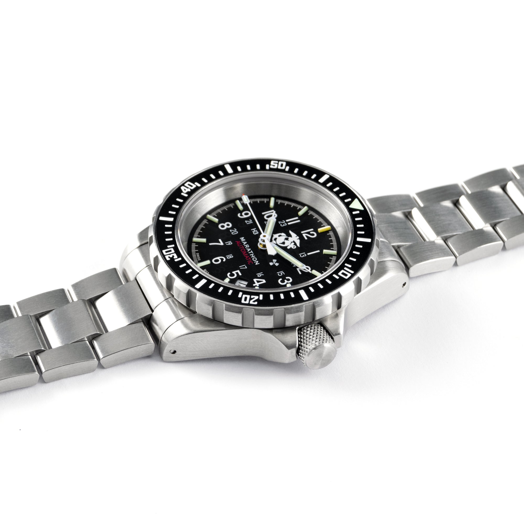 41mm Official USMC™ Large Diver's Automatic (GSAR) with Stainless Steel Bracelet
