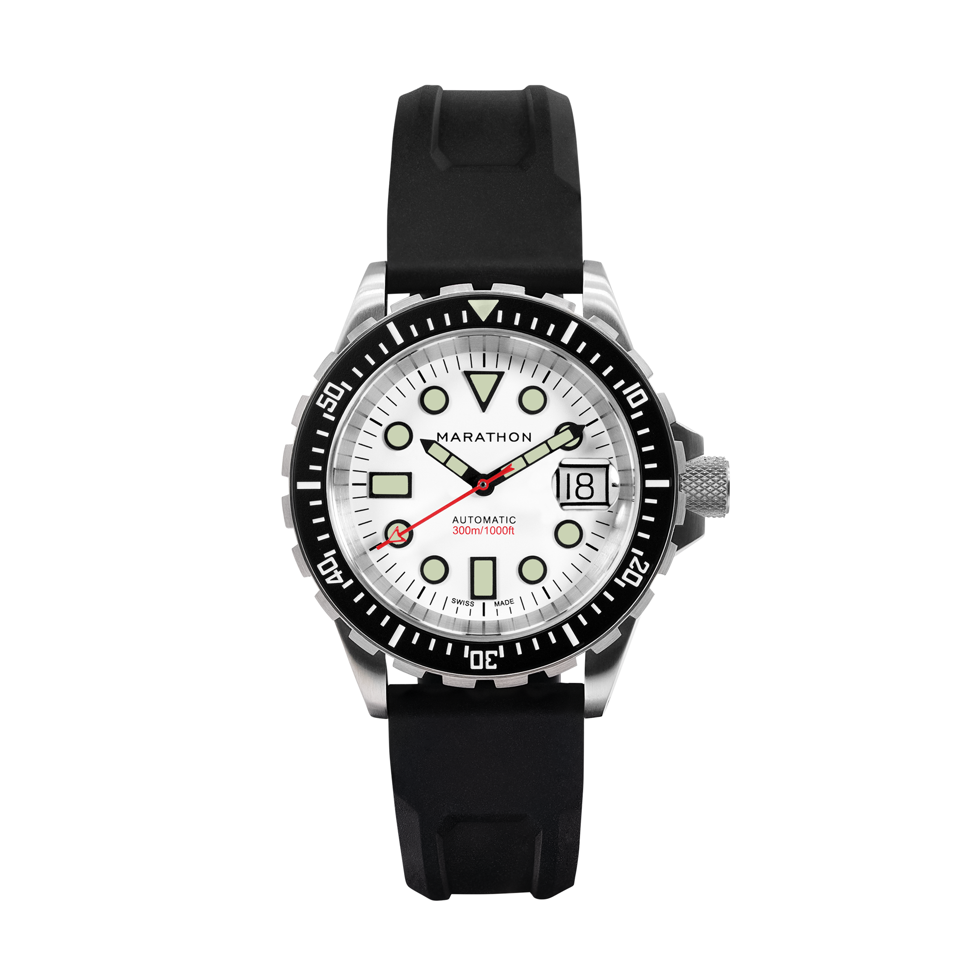 41mm Arctic Original SAR w/ Date on 3-Piece Rubber Strap Kit (OSAR-D) image