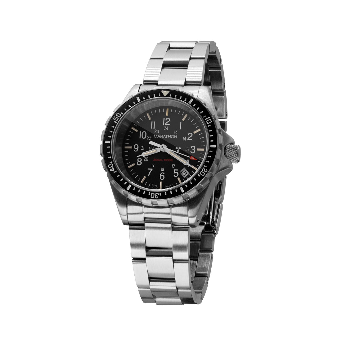 Cuarzo de buzo grande (TSAR) de 41mm con brazalete de acero inoxidable image
