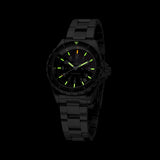 Cuarzo de buceo grande (TSAR) oficial Duvdevan de 41mm con brazalete de acero inoxidable image