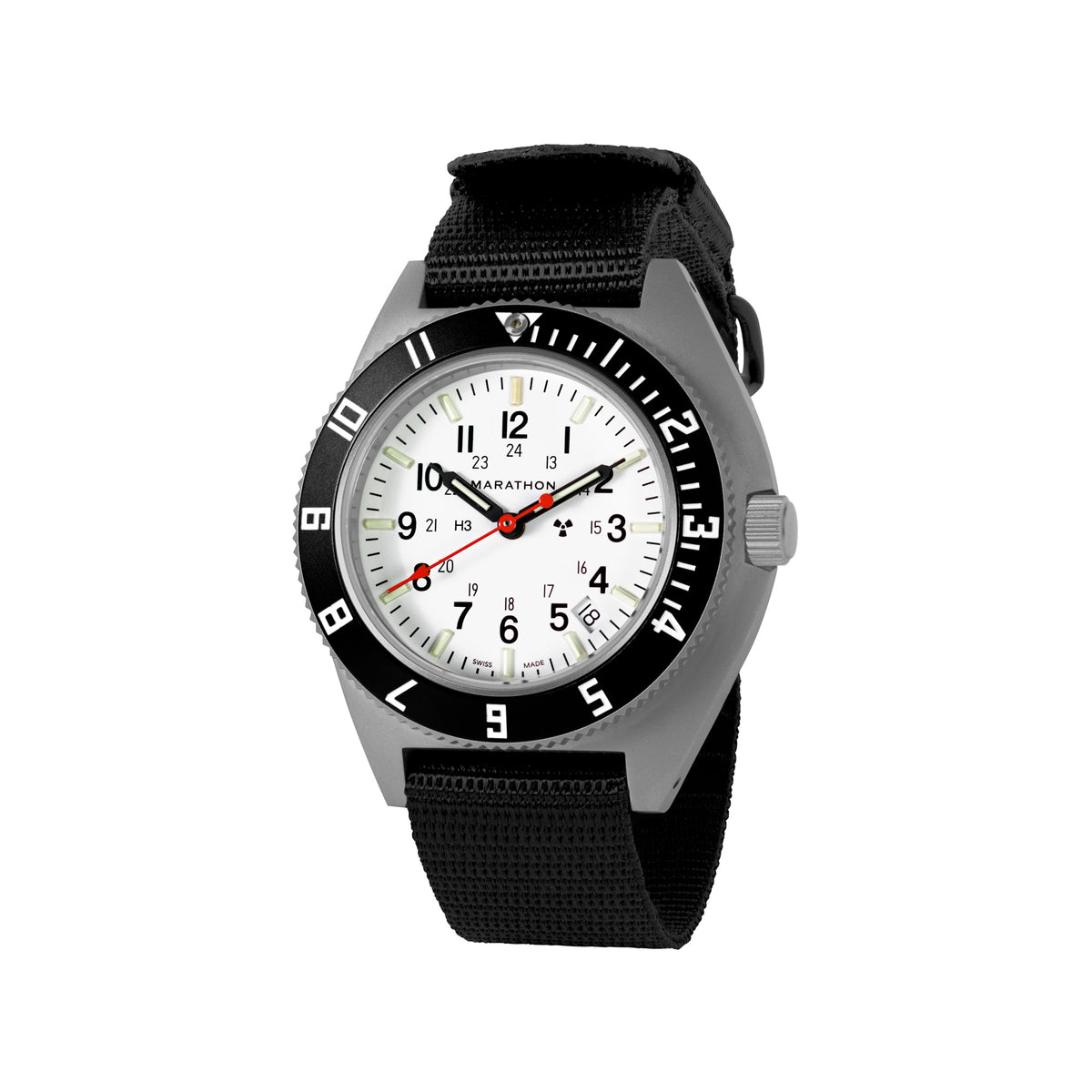 Steel Navigator de 41 mm con fecha (SSNAV-D) en Ballistic Nylon image