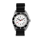 41mm Arctic Steel Navigator w/ Date (SSNAV-D) on Nylon DEFSTAN image