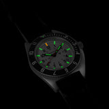 Steel Navigator de 41 mm con fecha (SSNAV-D) y kit de correa de caucho negra de 3 piezas image